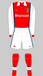 1999-2000 Arsenal Kit