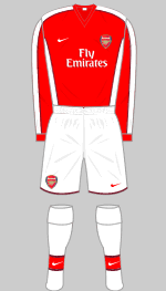 arsenal home kit 2008-09