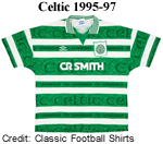 celtic shirt 1995