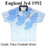 england 1992 3rd kit