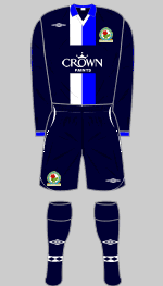 blackburn rovers 2008-09 away kit