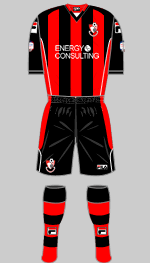 afc bournemouth 2012-13 home kit