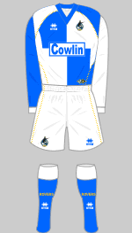 bristol rovers 2008-09 kit