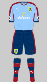 burnley 2016-17 change kit