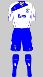 bury fc 2012-13 home kit