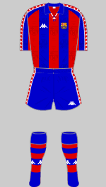 cf barcelona 1994 uefa champions league kit