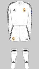 real madrid 2002  uefa champions league final kit