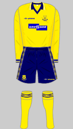 everton 1999 third kit