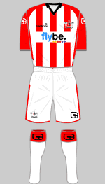 exeter city 2009-10 home kit