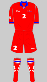 north korea 2003 women's world cup 1st kit