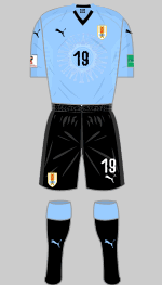 uruguay 2018 world cup kit
