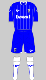 gillingham fc home kit 2011-12