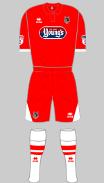 grimsby town 2016-17 change kit
