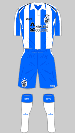 huddersfield town fc 2010-11 home kit