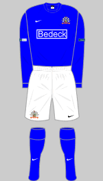 glenavon fc 2013-14 home kit