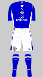 leicester city 2010-11 home kit