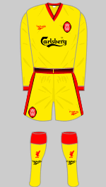 liverpool 1997 away kit