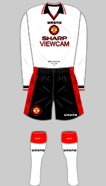 manchester united 1996 change kit