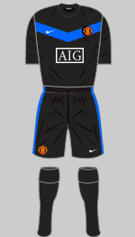manchester united 2009-10 away strip