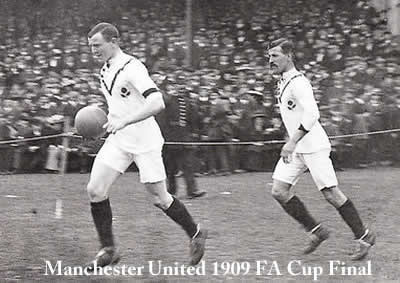 manchester united 1909 fa cup final chevron strip