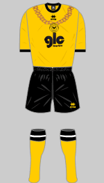 newport county afc 2004-05 cup strip