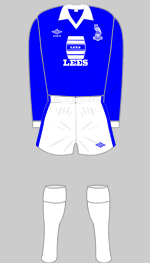 oldham athletic 1982-83 home kit