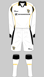 Port Vale 2007-08 kit