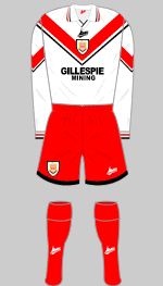 airdrieonians 1998-99 kit