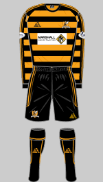 alloa athletic 2013-14 home kit