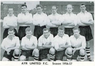 ayr united fc 1956-57 team group