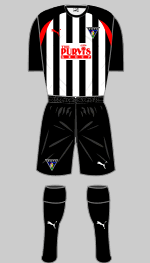 dunfermline athletic 2011-12 home kit