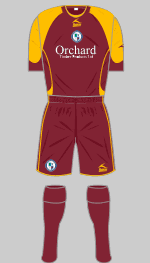 forfar athletic 2009-10 away kit