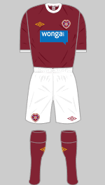 heart of midlothian 2011-12 home kit