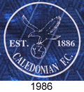 caledonian fc crest 1986