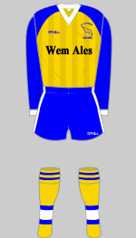 shrwesbury town 1986 centenary kit