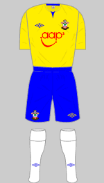 southampton fc 2011-12 away kit