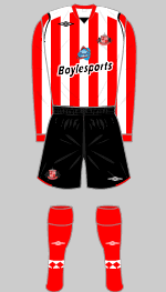 Sunderland 2008-09 kit