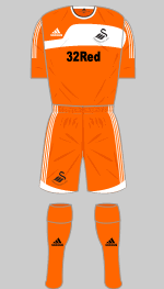 swansea city fc 2011-12 away kit