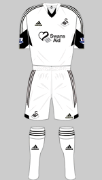 swansea city 2014 charity kit