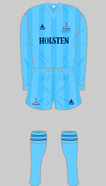 tottenham hotspur 1983-85 euro away kit