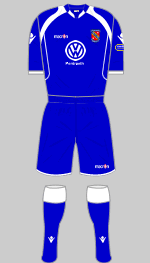 bangor city fc 2012-13 home kit