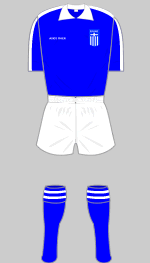 greece 1980 european championship kit