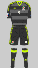 wales euro 2016 change kit