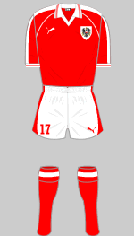 austria 1982 world cup chnge kit