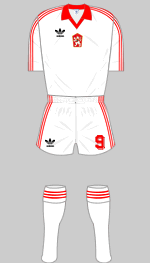 czechoslovakia 1982 world cup white kit