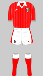 kuwait 1982 world cup change kit