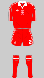 poland 1978 world cup red kit