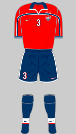 usa 1998 world cup change kit