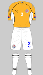 paraguay 2002 world cup change kit