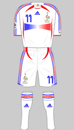 france 2006 world cup white kit